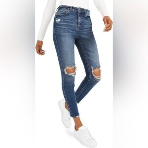 Vanilla Star high waisted ripped skinny jeans size 1